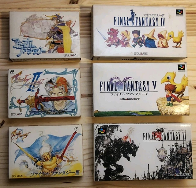 FINAL FANTASY FF 1 2 3 4 5 6 I II III IV V VI Famicom, Super