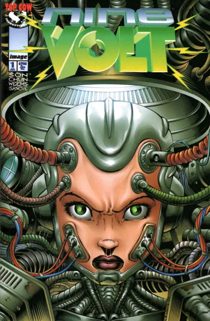 Vintage Top Cow/Image Comics Nine Volt Comic Book #1 (1997) Sci-Fi Female Hero