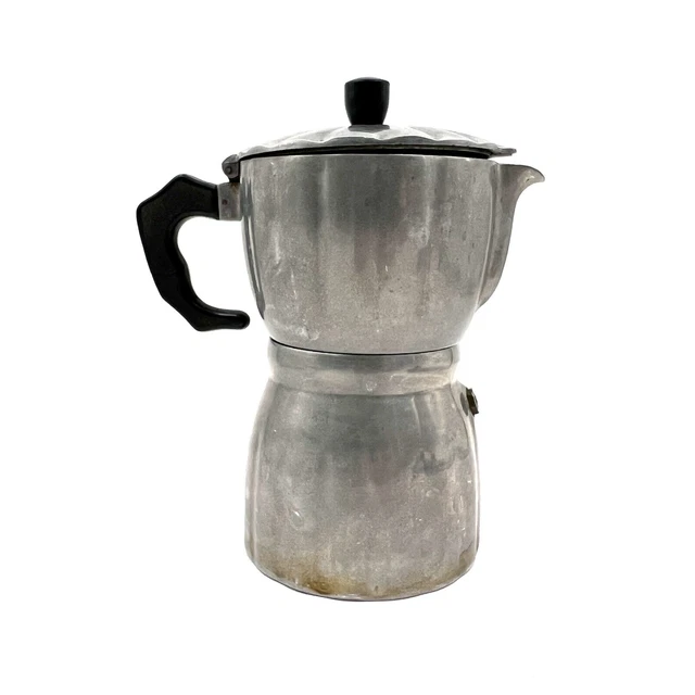 Poignée De Rechange Pour Cafetière Moka - Tailles 1, 3, 6, 9-12 Tasses (ici Taille 3 Tasses) - Noir