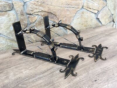 Shelf Brackets Set Of Two Pcs Hand Forged Medieval Decor Viking Axe