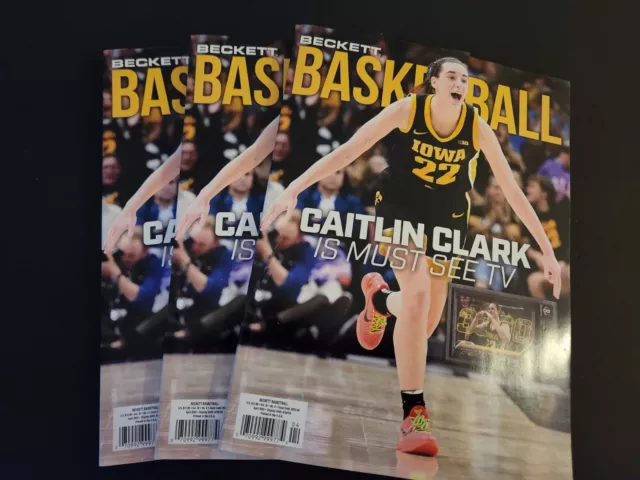 Beckett Basketball Price Guide Magazine APRIL 2024 Iowa Hawkeyes Caitlin Clark