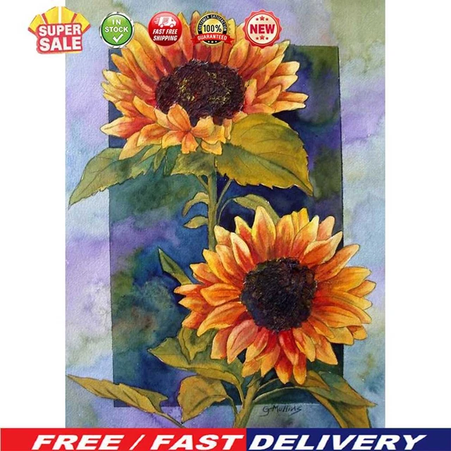 (DB3042) 5D HÁGALO USTED MISMO taladro completo pintura diamantes flores estrás punto de cruz (B864)