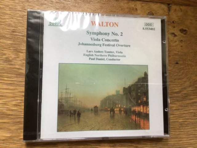Walton Symphony No. 2 Viola Concerto Lara Anders Tomter Paul Daniel New Sealed