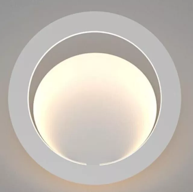 Applique da parete tondo LED 15W Lampada da interno design moderno cerchio IP20