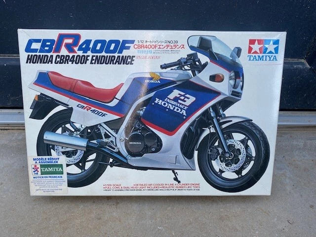 Maquette Moto AOSHIMA 1/12 Honda CBX 400F, échelle 1:12, Réf 4, Lot Groupé