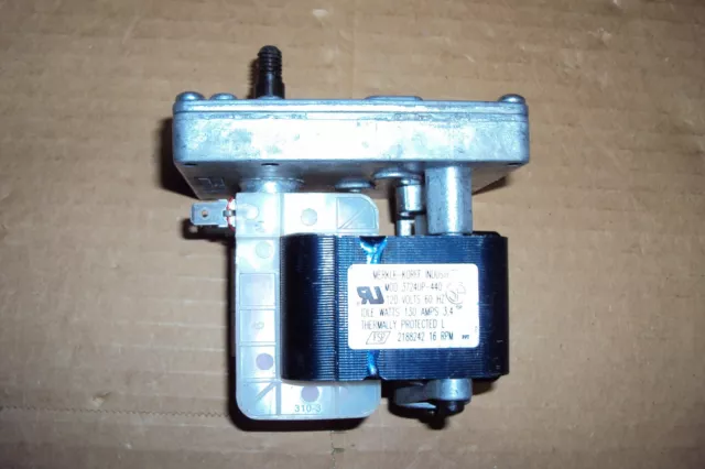 Merkle-Korff INC  3724UP-440  Ice Maker Auger Motor 120V 60Hz M0D , 16 RPM