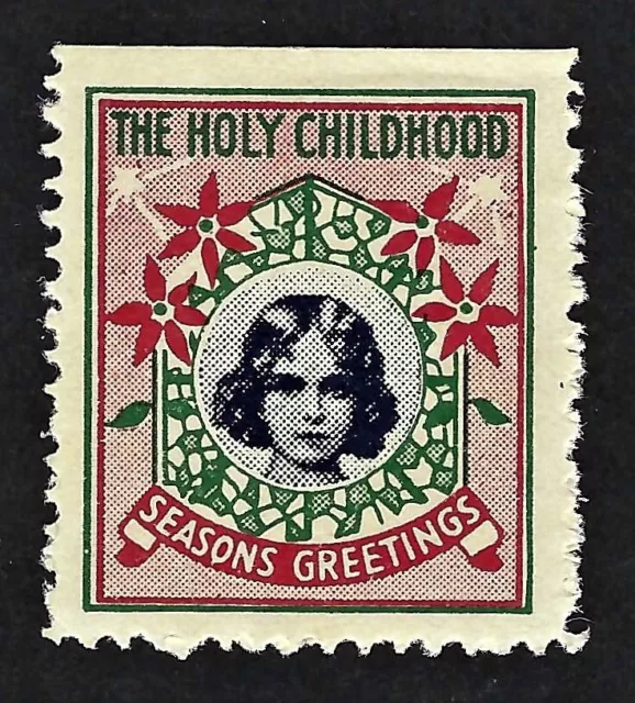 Christmas Cinderella Stamp - The Holy Childhood with Seasons Greetings