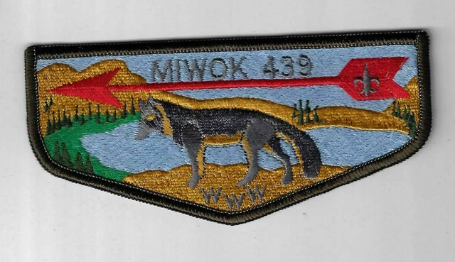 OA 439 Miwok WWW Flap BLK Bdr. Santa Clara County CA [FBL-1196]