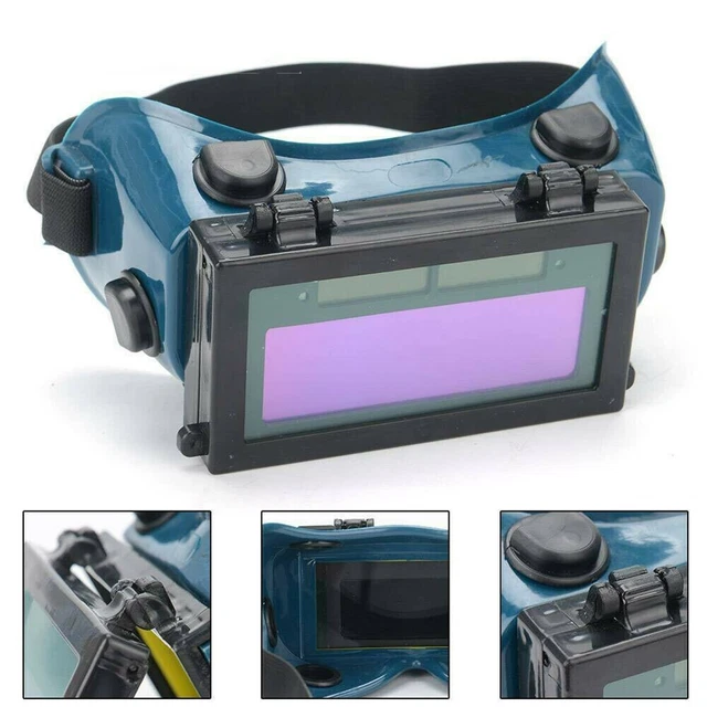 Auto Dimming Welding Eyepiece with Solar Powered Eye Protection Glasses