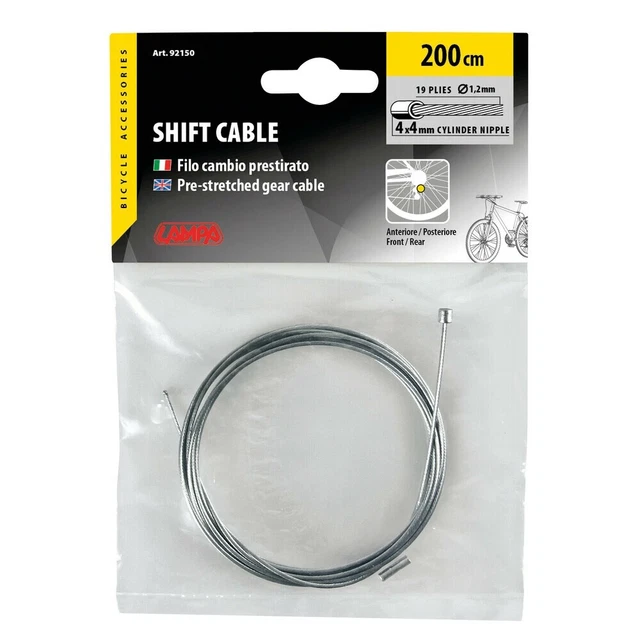 FILO FRENO POSTERIORE COMPLETO DI SDOPPIATORE BICI BMX FREESTYLE OTTIMA QUALITÀ - Foto 4