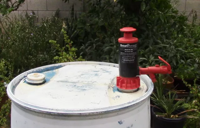 GoatThroat GT100 Hand Pump - Red Nitrile for Oils