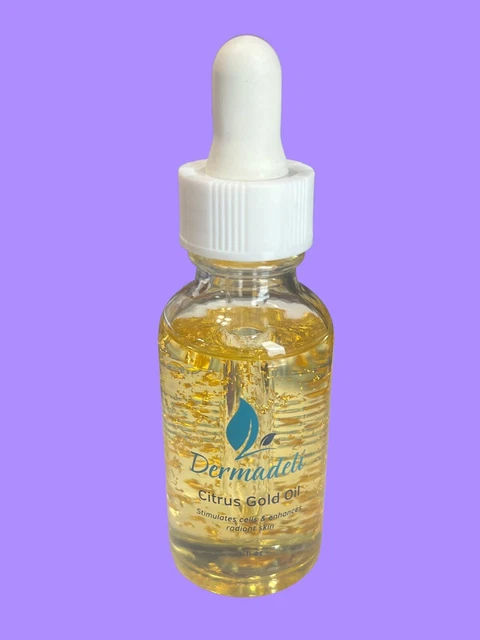 DERMADELI Citrus Gold Oil 1 oz NWOB
