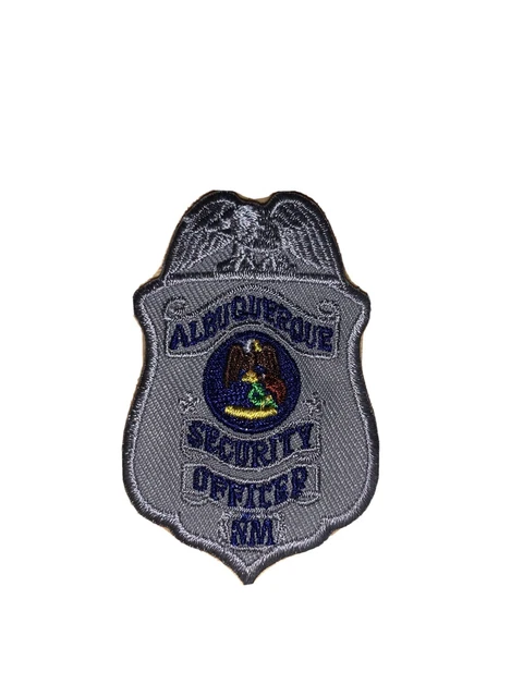 Albuquerque Security Officer Badges ~ Iron-On ~ Lot Of 215 Badges