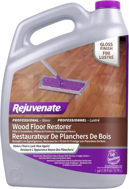 Rejuvenate Professional Wood Floor Restorer and Polish,128oz with Durable Finish