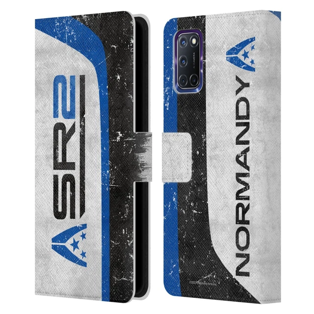 Ea Bioware Mass Effect 3 Badges And Logos Leather Book Case For Oppo Phones