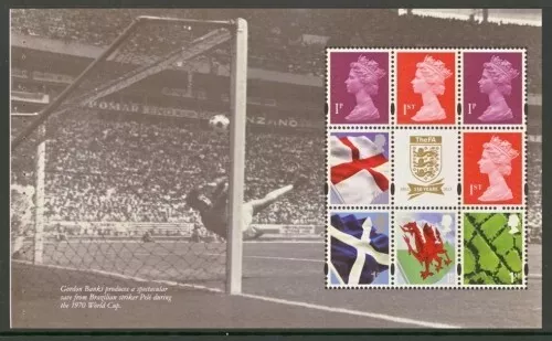 Royal Mail 2013 GB Prestige Booklet Pane SGU3070A 'Football Heroes'