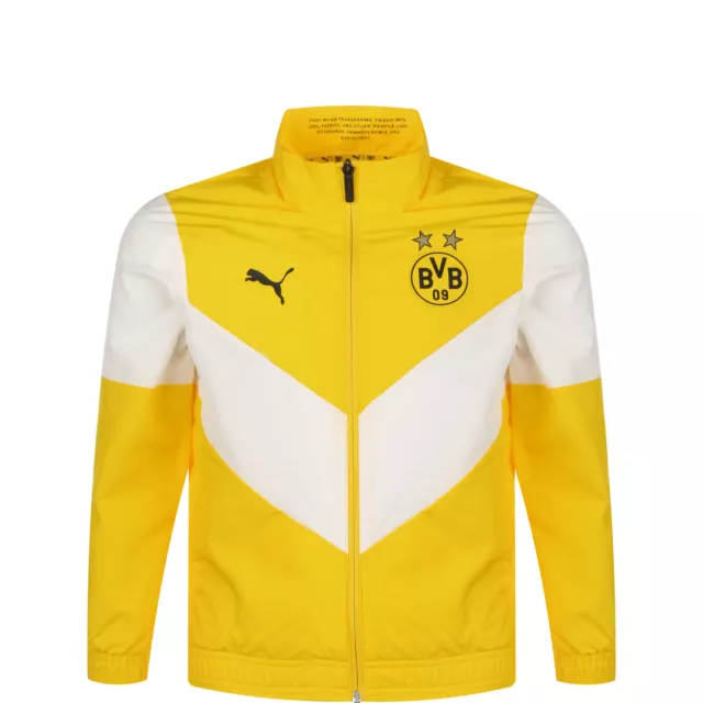 Puma Borussia Dortmund Pre-Match Trainingsjacke Kinder NEU