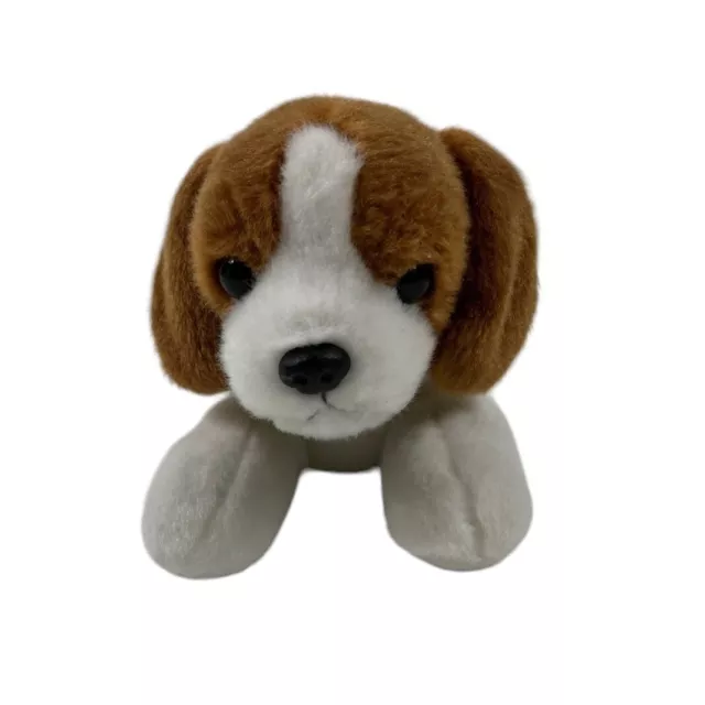 AURORA 8” BORDER Collie Dog Puppy Plush Stuffed Animal Toy Black