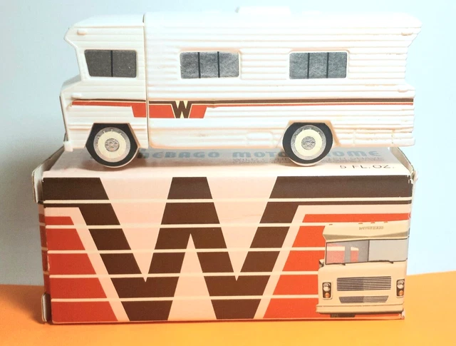 Vintage AVON Winnebago 6" Motor Home Empty Bottle Collectible w/ Box