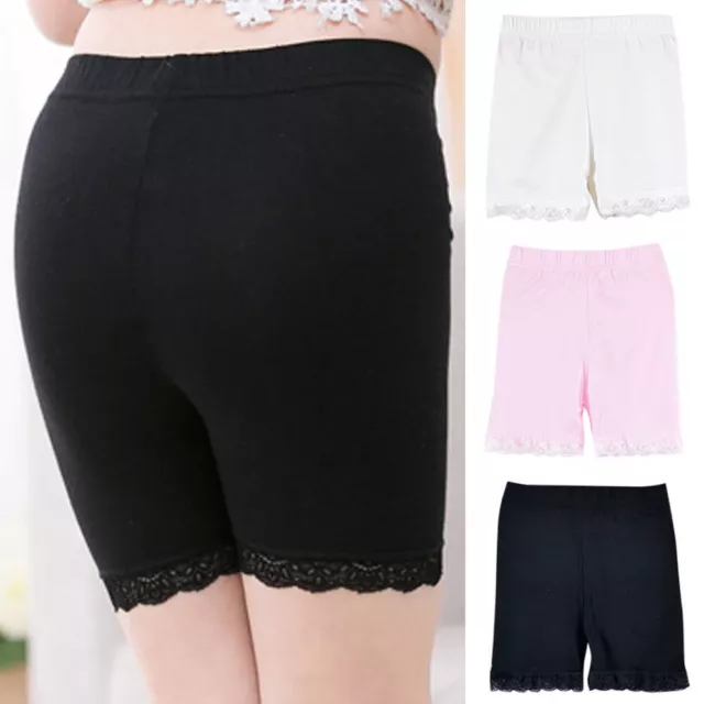 Children Girls Lace Safety Under Pants Skirt Shorts Underwear Underpants Comfy