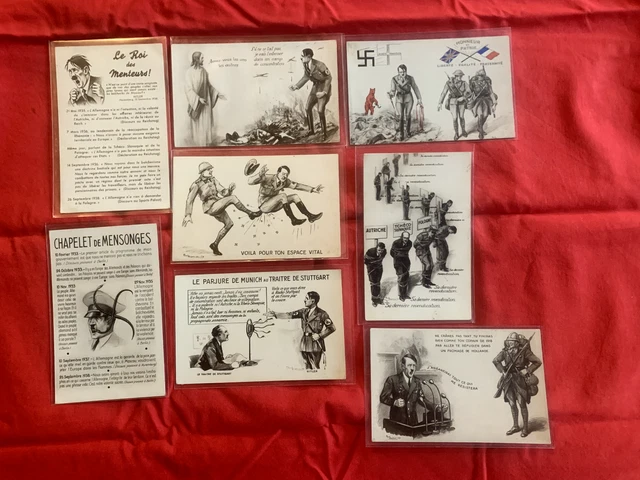WW2 FRANCE CARTES Postales Caricatures Hitler 1939 EUR 1 00 PicClick FR ww2-france-cartes-postales-caricatures-hitler-1939-eur-1-00-picclick-fr