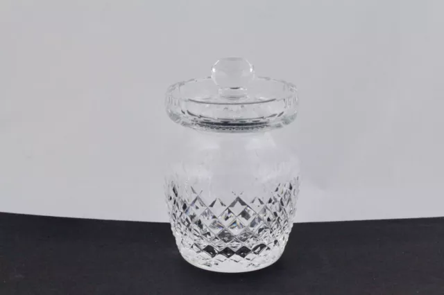 WATERFORD CRYSTAL ALANA 5” Mustard/Jam/Jelly Jar With Lid - Mint $52.00 ...