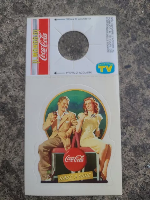 Adesivo Sticker Vintage Autocollant Aufkleber The World Of Coca Cola