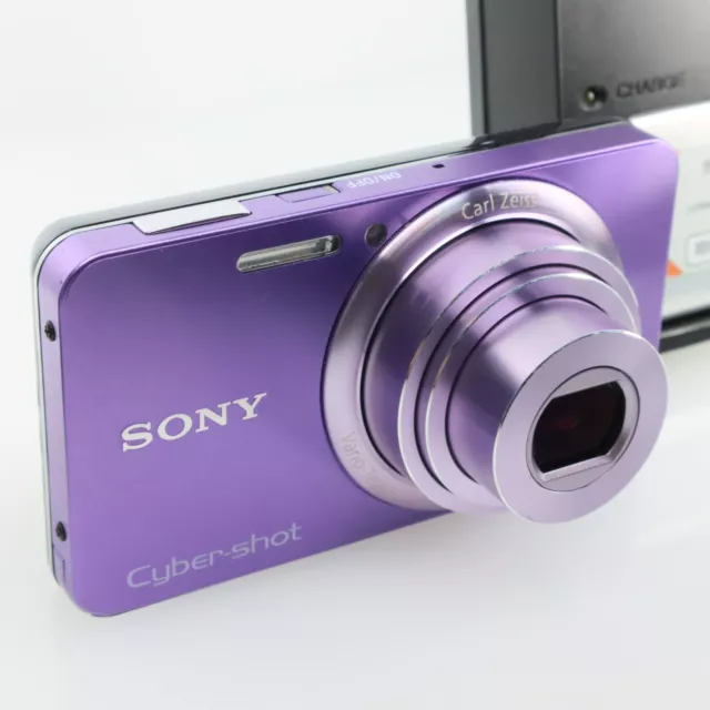 [Near Mint] Sony Cyber-shot DSC-W570 Digital Camera 16.1MP Violet From Japan