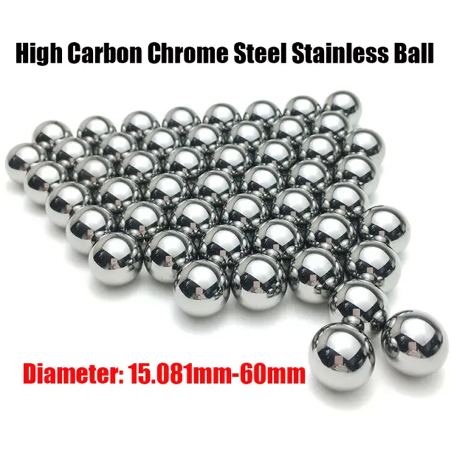 High Carbon Chrome Steel Stainless Balls Bearings 15/16/17/19/20/24/30/35/60mm