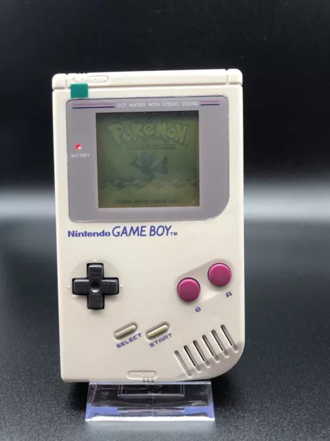 Nintendo Gameboy Classic Komplett Aufbereitet Dmg-01 Topzustand Rare Retro Grau