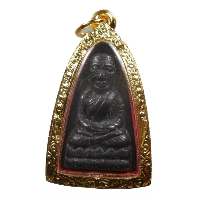 Great Lp Tuad Old Thai Pendant Amulet Very Real Rare !!!