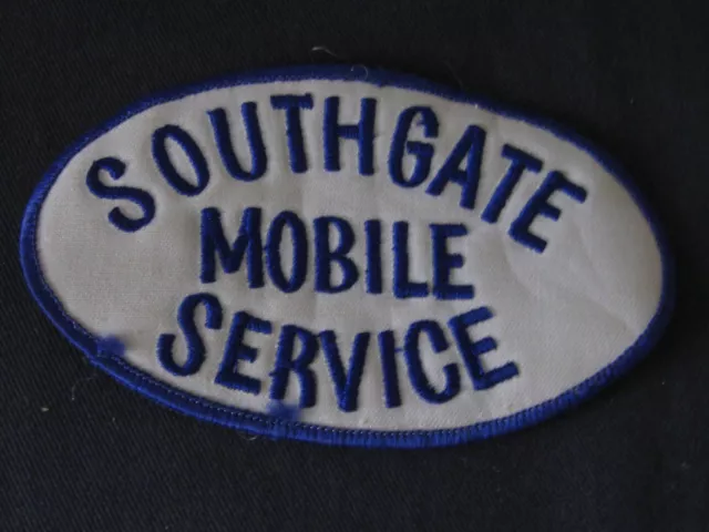 RARE SOUTHGATE MOBILE SERCICE CAB embroidered patch applique sew badge logo