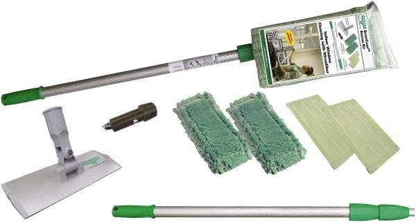 Unger 8" Wide Microfiber Strip Washer Window Cleaning Kit Microfiber, 8" Wide...
