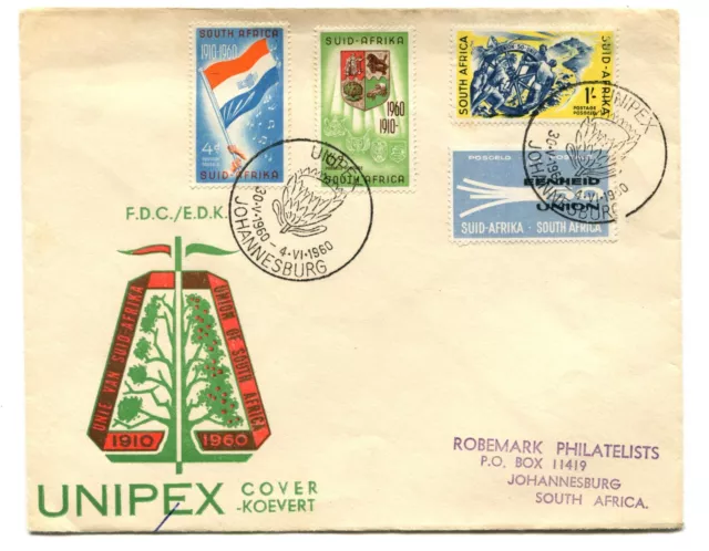 1960 South Africa Unipex FDC (u42)