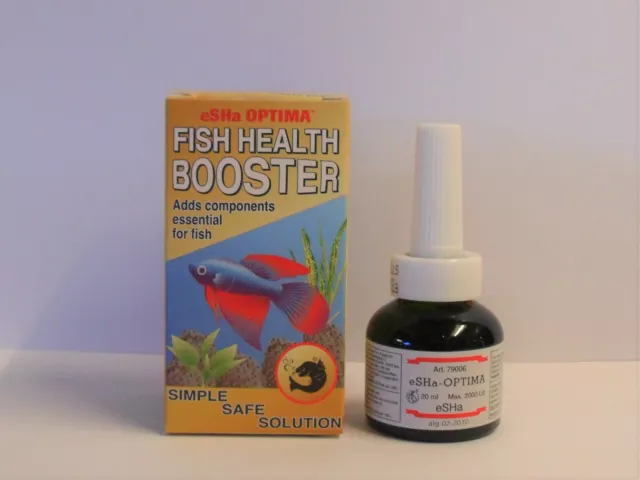 eSHa Optima 20ml. Aquarium Poisson Santé Booster