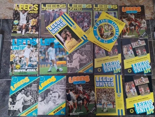 16 LEEDS UNITED 1970s &80s Programmes. Can Split £8.00 - PicClick UK