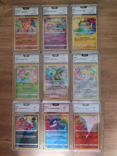 LOT COMPLET DES cartes pokémon Amazing rare GRADEE PCA EUR 189,00 ...