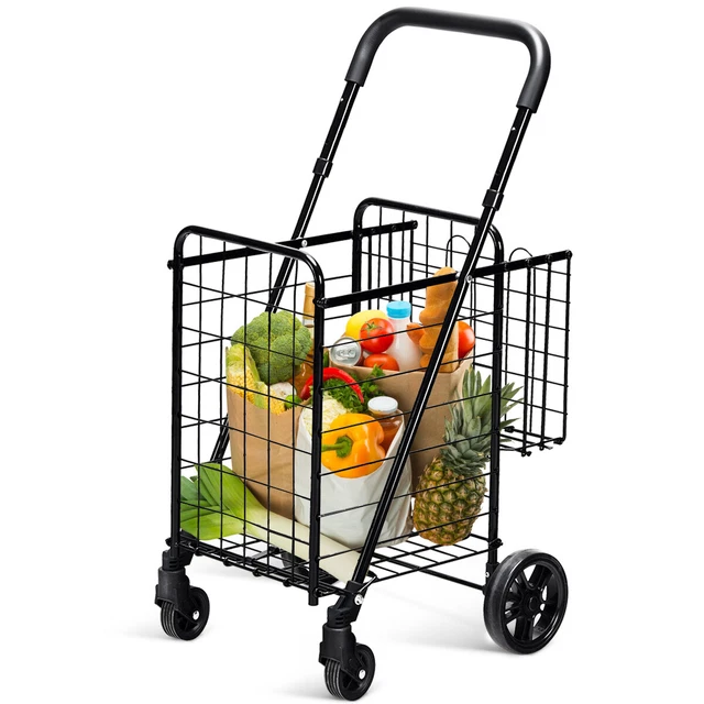 Einkaufstrolley Klappbar, Einkaufstrolley Große Mi Produktbild-Vorschau 4