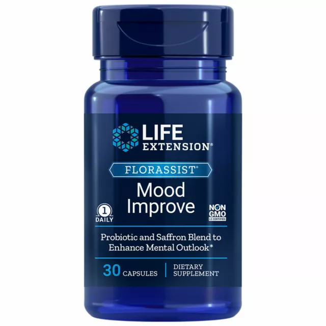 Life Extension Florassist Mood Improve Probiotic 30 Capsules