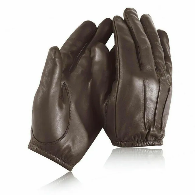 made with Kevlar Police Anti Slash Fire Resistant Leather Gloves Security SIA 3