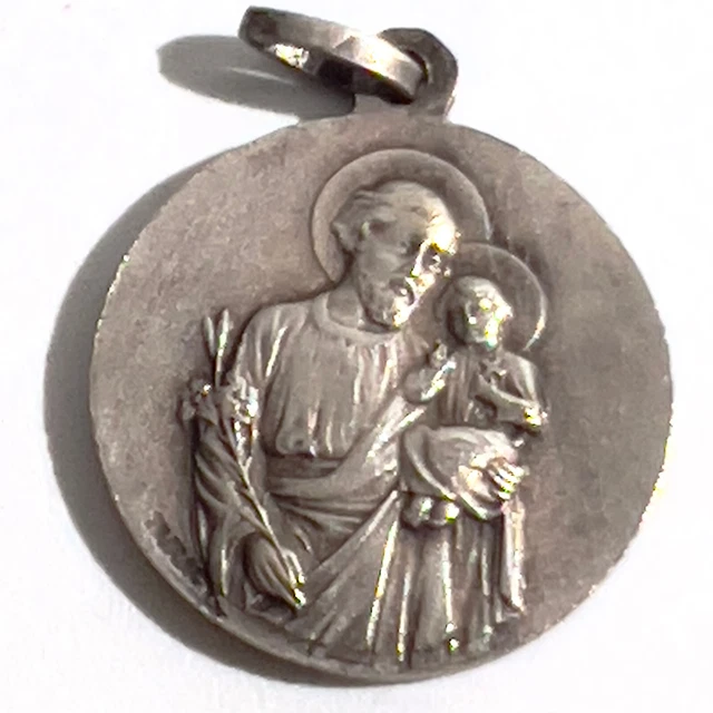 Médaille Vierge à L’enfant En Bronze Doré - Sculptée Par Fernand PY, 60mm, Occasion (France)
