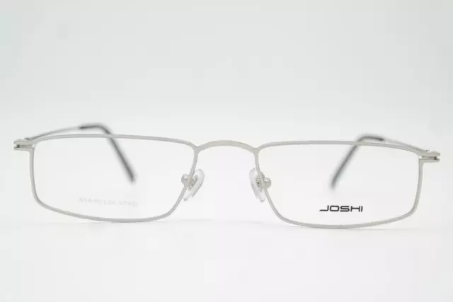 Lunettes JOSHI 7923 Argent Noir Carré Monture Lunettes Neuf