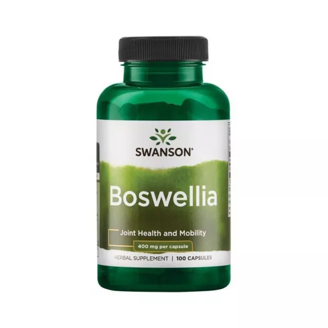 Swanson Boswellia (Frankincense) 400 mg, 100 capsules