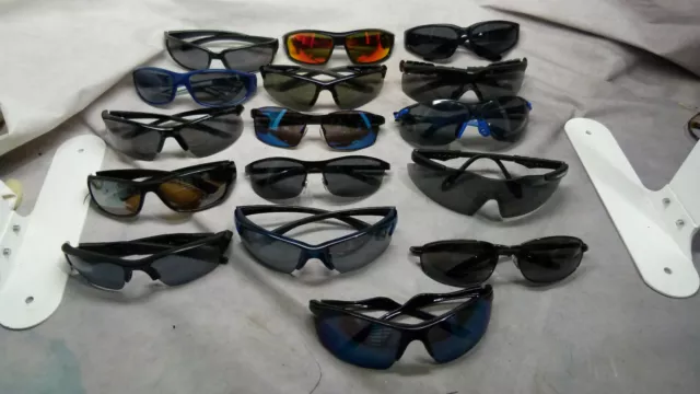 Lot of 16 - Assorted Sunglasses: Piranha, Smith & Wesson, Pugs & other