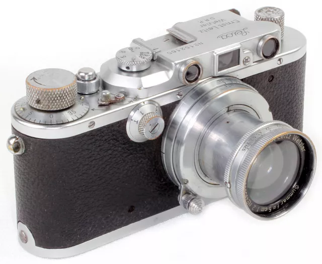 Leica III No.152165 mit Summar f=5cm 1:2 No.465895 Ernst Leitz Wetzlar - RARE !