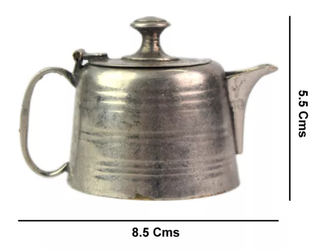 Ottone Tè Kettle Vecchio Miniatura Famiglia Reale Decor Stoviglie Servire Pot 2