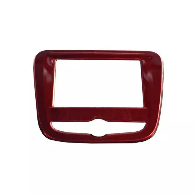 For Chevy Equinox 2018-2023 Red Steel Center Console Navigation Screen Frame 7”
