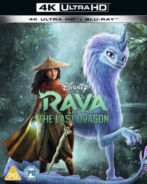 DISNEY'S RAYA AND the Last Dragon 4k Ultra-HD [Blu-ray] [2021] [Region ...