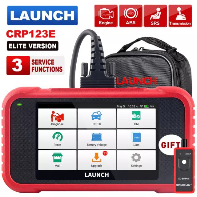 2024 LAUNCH CRP123E OBD2 Scanner Diagnostic Scan Tool Code Reader Engine ABS SRS