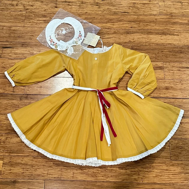 WELL DRESSED WOLF Holiday Magic Dress Deep Gold Tie Sz 5 NWT w/ Collar Daydream $48.95 - PicClick WELL DRESSED WOLF Holiday Magic Dress Deep Gold Tie Sz 5 NWT w/ Collar Daydream $48.95 - PicClick